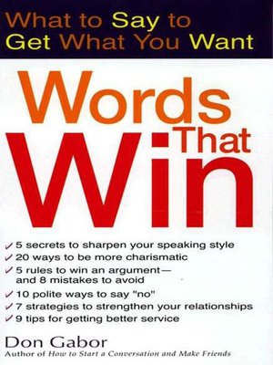 cover image of Words That Win